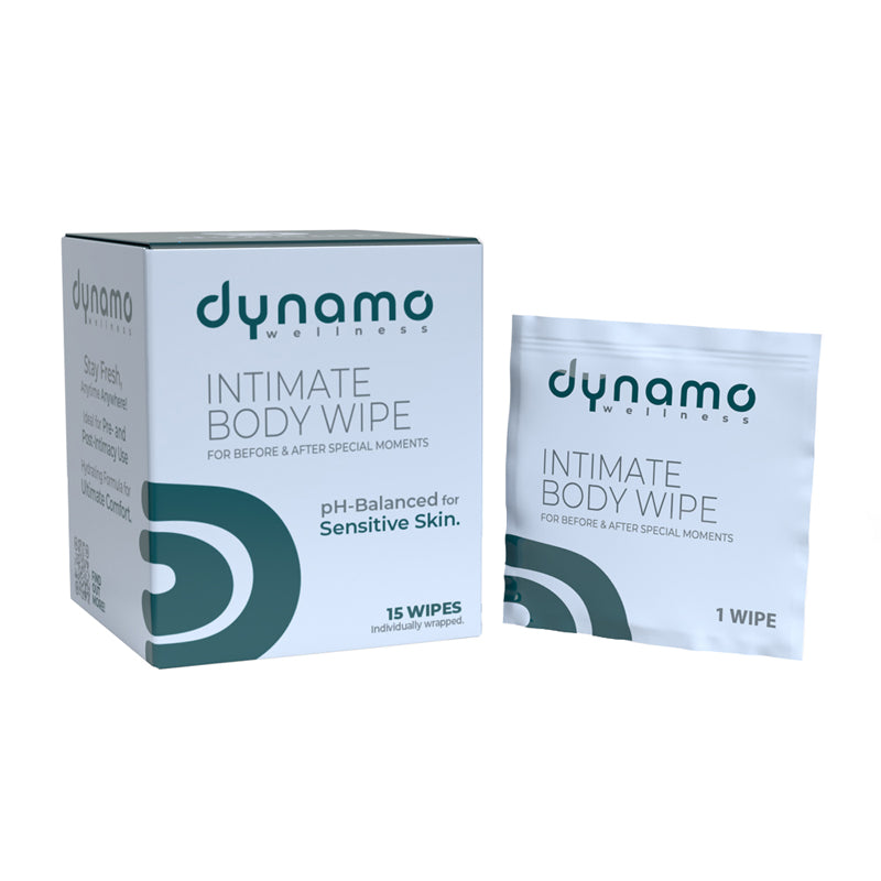 Dynamo Wellness Intimate Body Wipes 15-Pack