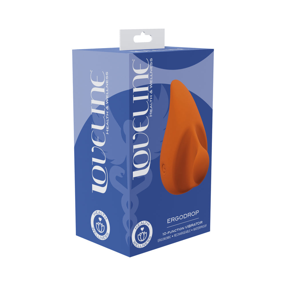 LoveLine ErgoDrop Waterproof Personal Massager - Orange