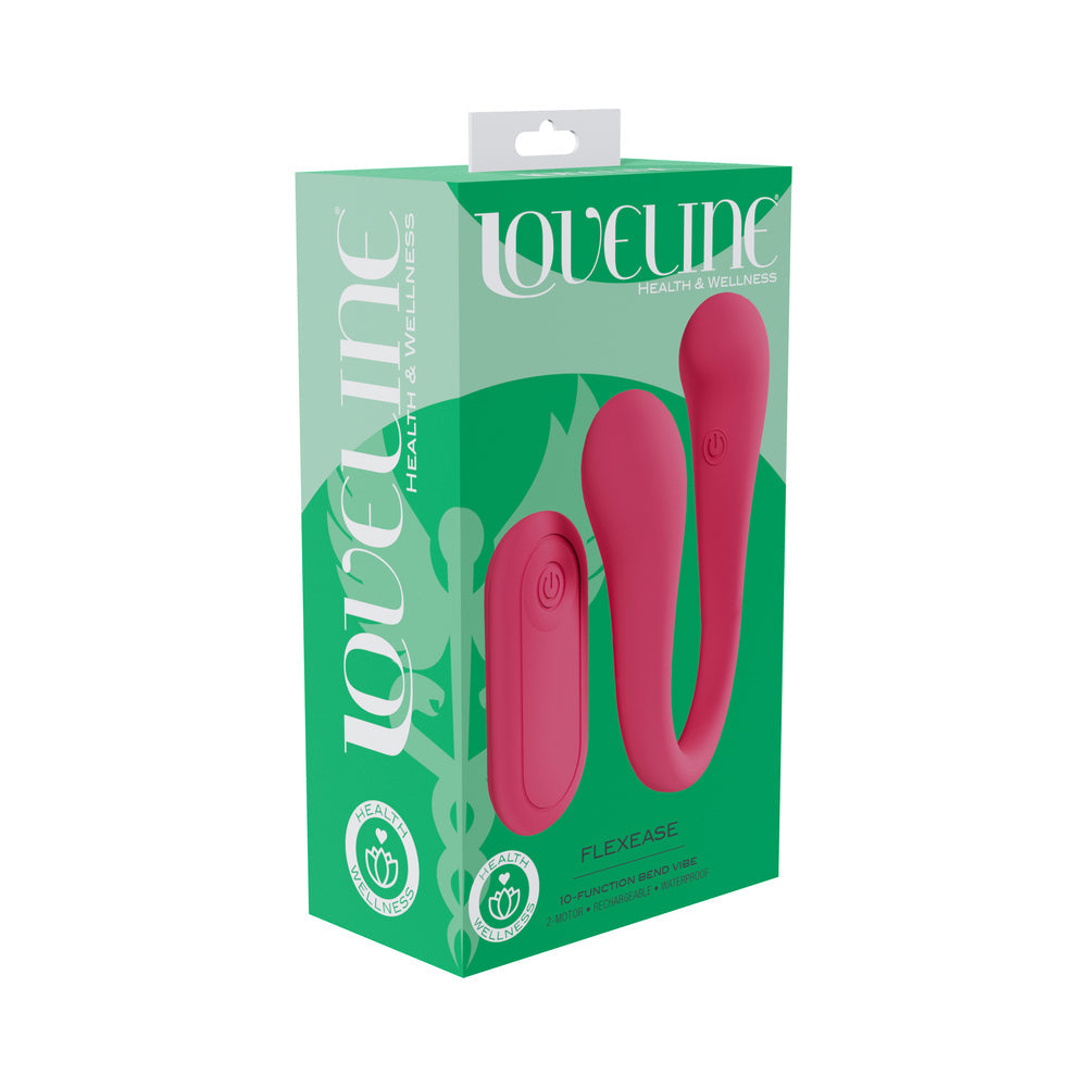 FlexEase Dual-Ended Vibrator in Pink