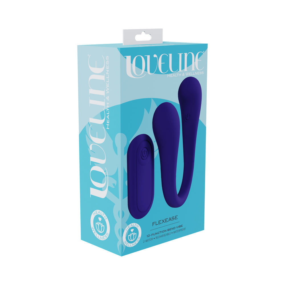 FlexEase Dual-Ended Vibrator in Purple