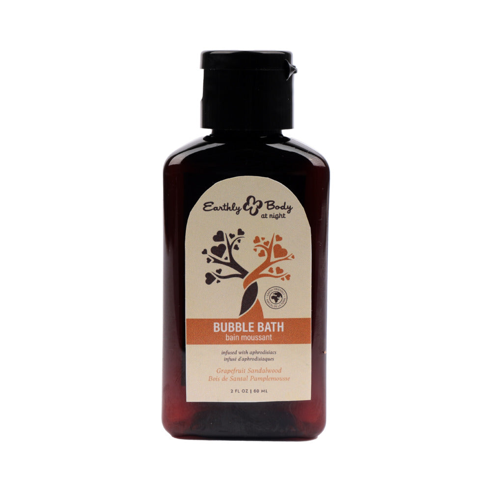 Earthly Body Aphrodisiac Bubble Bath Grapefruit Sandalwood 2oz