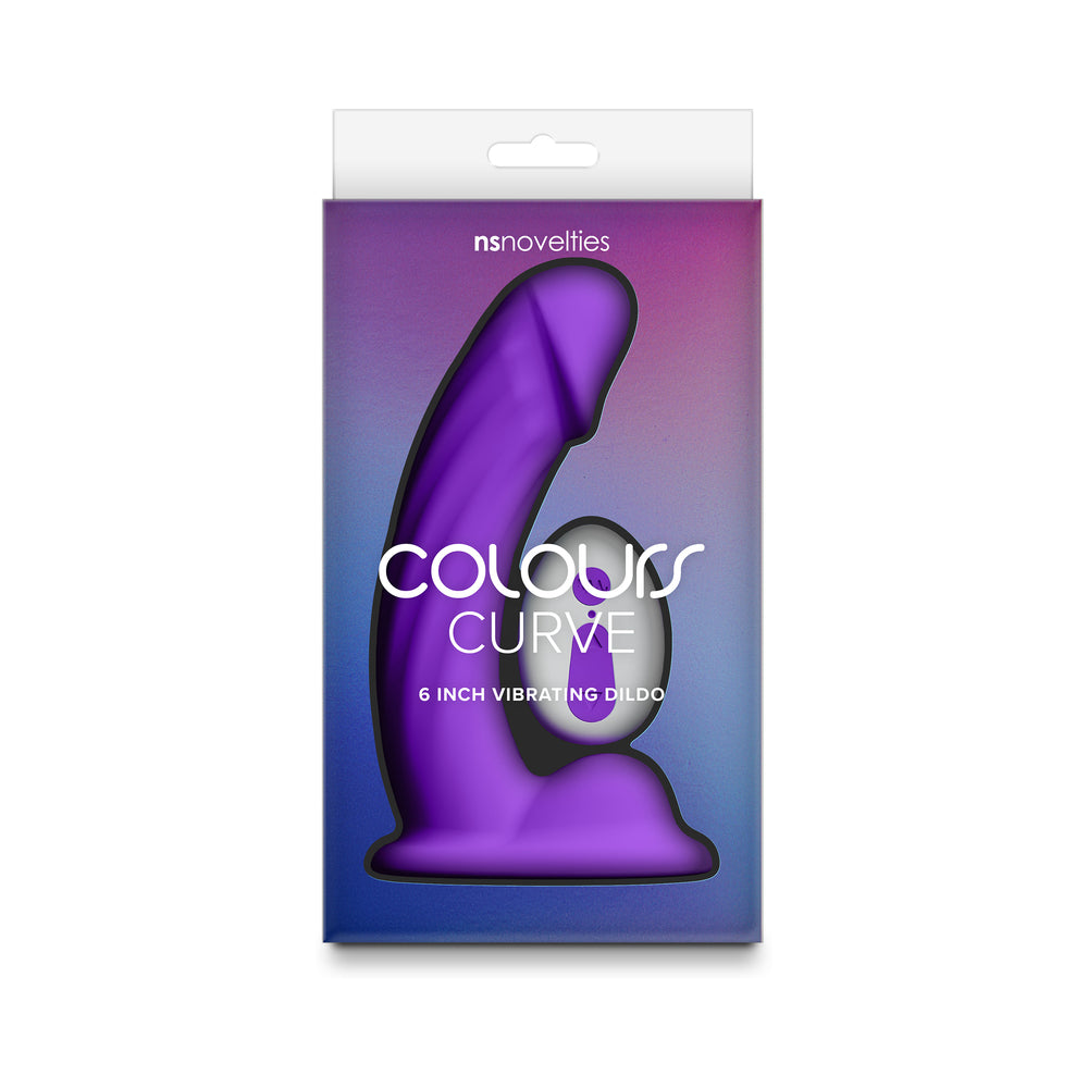 Vibrating Dildo with Remote Control - Purple