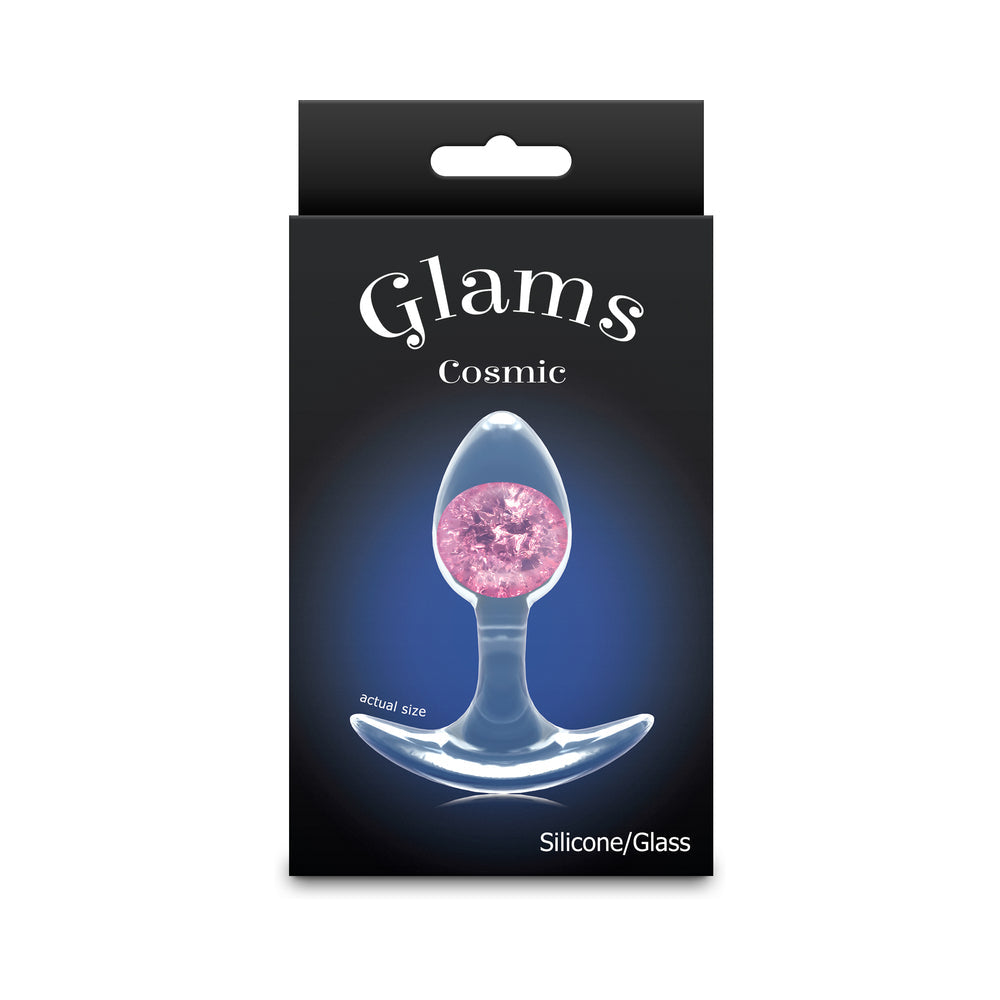 Cosmic Glams Small Silicone Plug - Pink