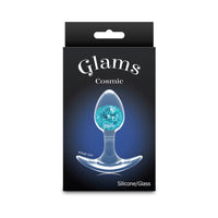 Cosmic Glams Small Silicone Plug - Blue