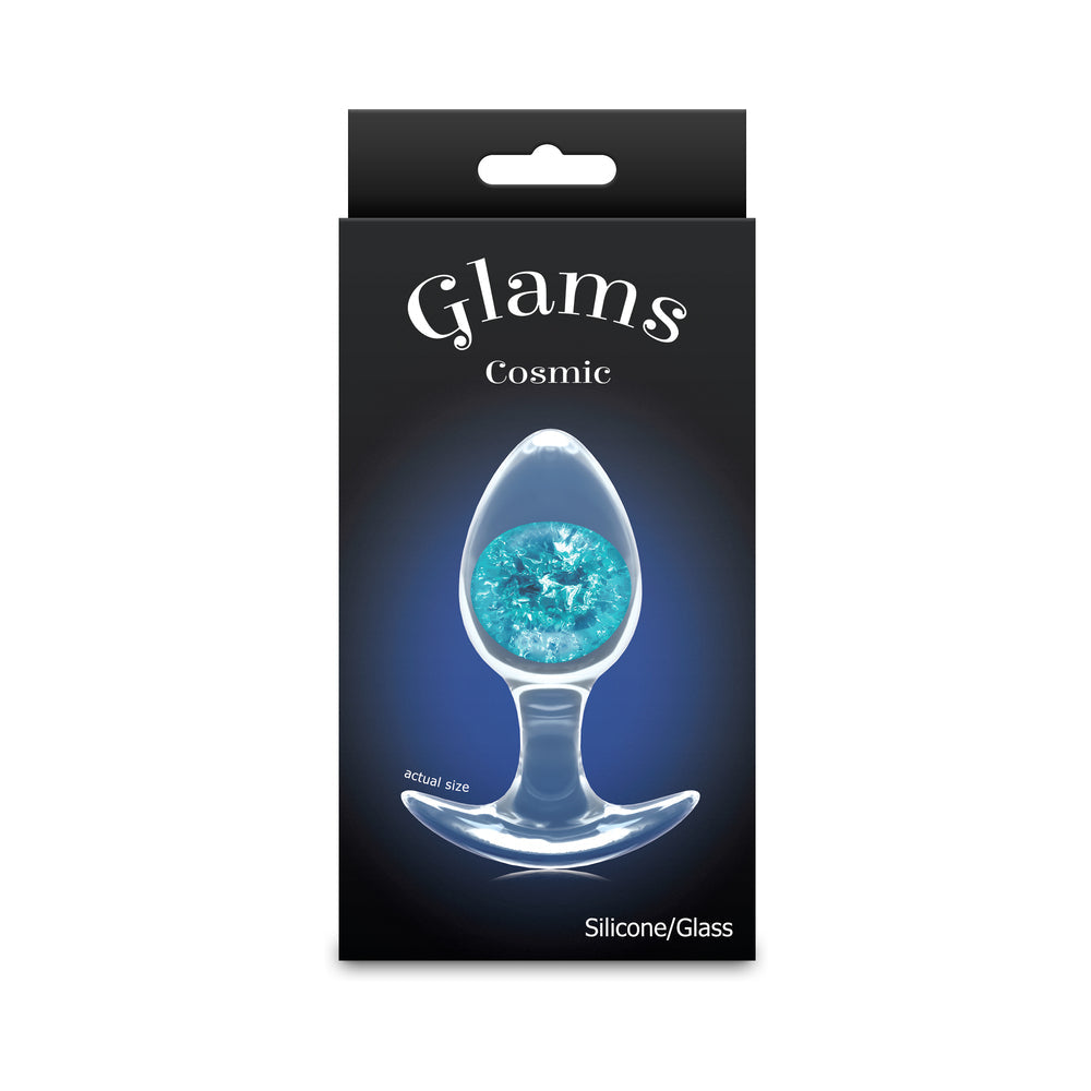 Cosmic Glams Medium Silicone Plug - Blue