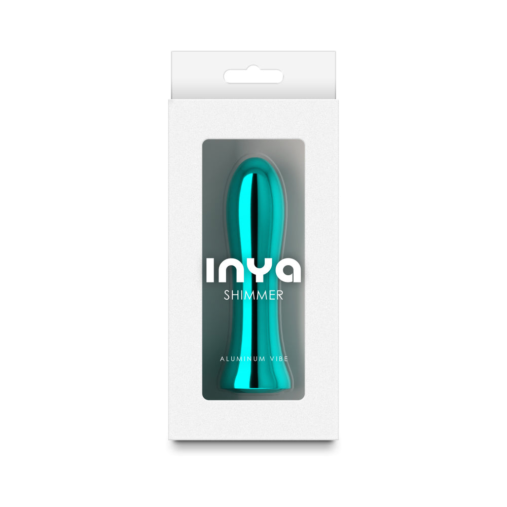 INYA Shimmer Metallic Aqua Vibrator