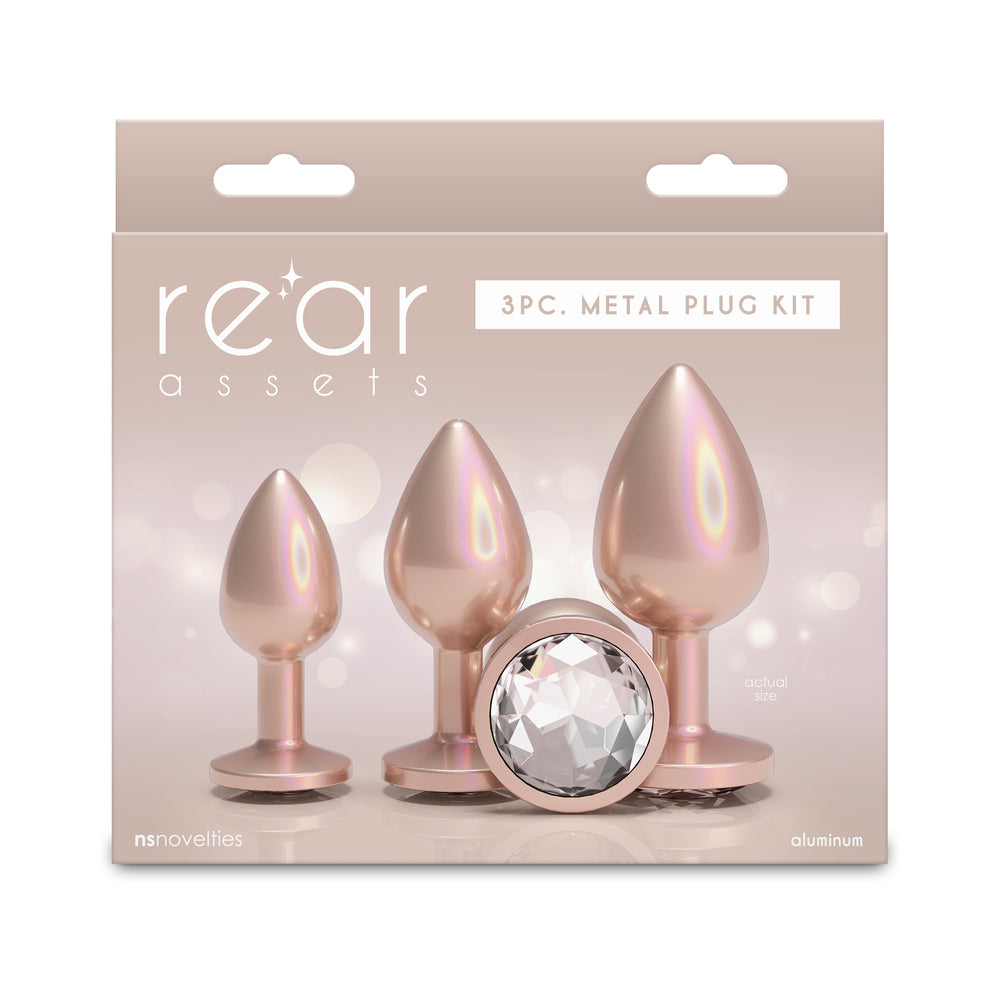 Rear Assets Trainer Kit - Champagne/Clear Anal Toy