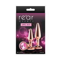 Rear Assets Tapered Anal Trainer Kit - RG/Pink
