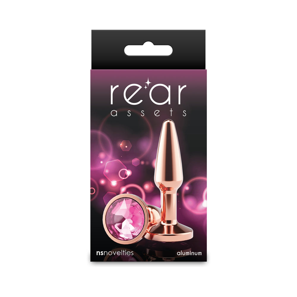 Rear Assets Tapered Plug - Pink (Small) Anal Toy
