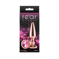 Rear Assets Tapered Anal Plug - RG/Pink (Medium)