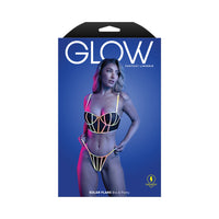 FL Glow Solar Flare Underwire Bra & Panty Set - SM