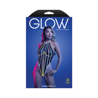 FL Glow Solar Flare Halter Tie Teddy - SM