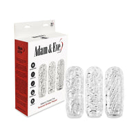 Adam's Crystal Trio Strokers - Triple Pleasure Set