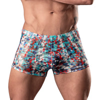 Male Power Your Lace Or Mine Pouch Short Geometric S