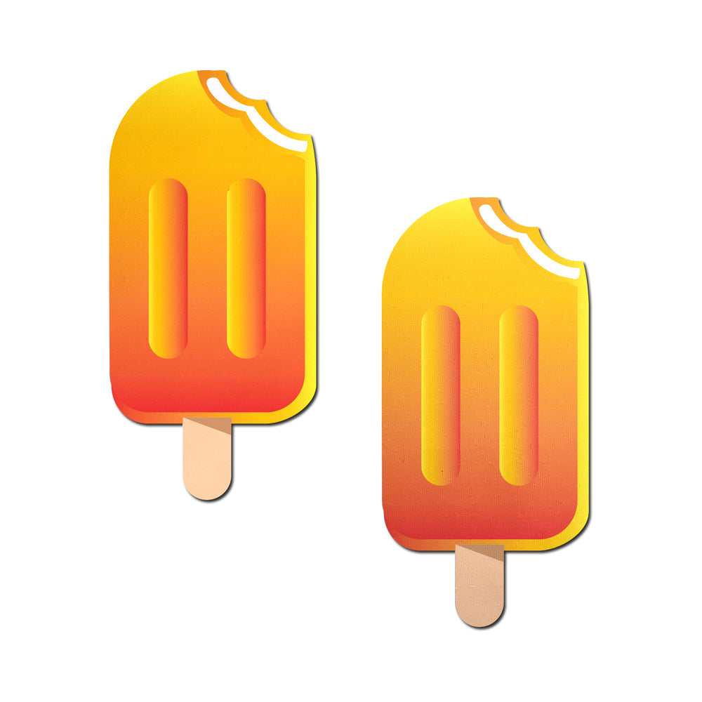 Pastease Popsicle Nipple Pasties - Orange Creamsicle