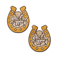 Pastease Giddy Up Sparkling Horseshoe Nipple Covers
