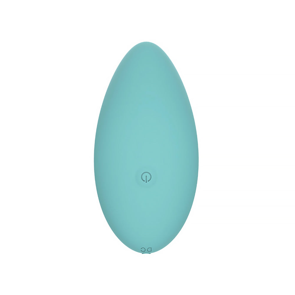 Spectrum Essentials Rechargeable Silicone Compact Vibrator - Blue