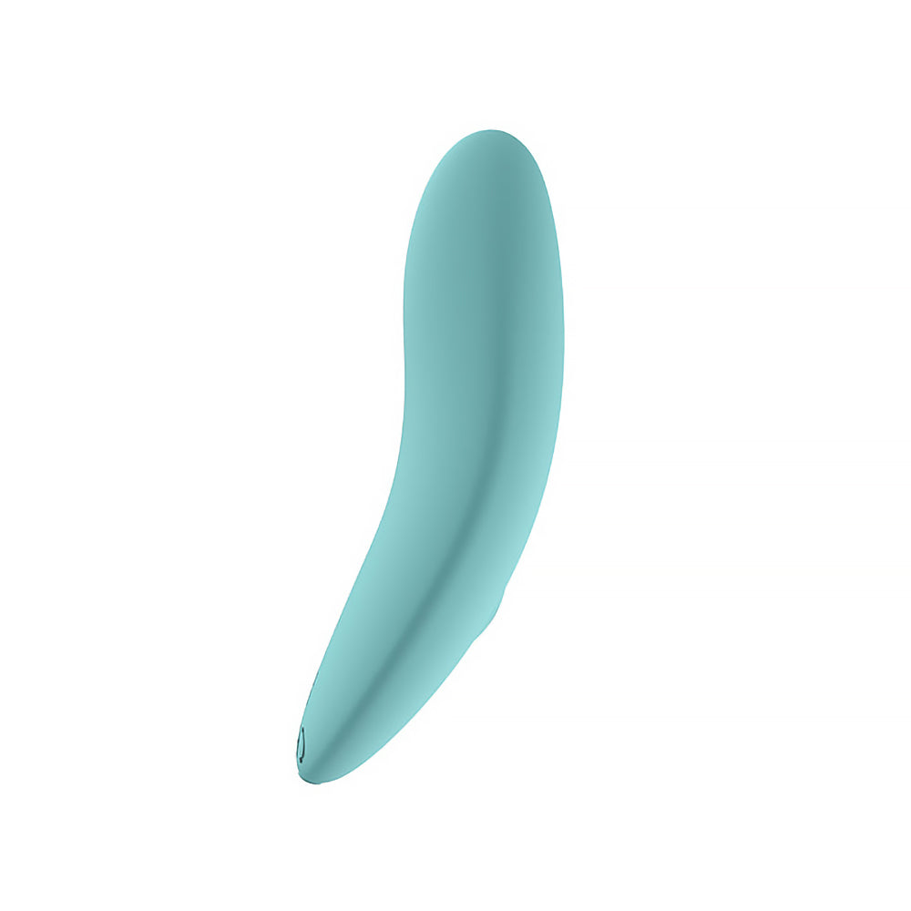 Spectrum Essentials Rechargeable Silicone Compact Vibrator - Blue
