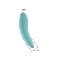Spectrum Essentials Rechargeable Silicone Compact Vibrator - Blue
