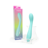 Spectrum Essentials Rechargeable Silicone G-Spot Vibrator in Blue