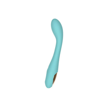 Spectrum Essentials Rechargeable Silicone G-Spot Vibrator in Blue