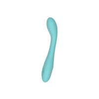 Spectrum Essentials Rechargeable Silicone G-Spot Vibrator in Blue
