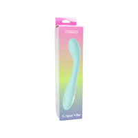 Spectrum Essentials Rechargeable Silicone G-Spot Vibrator in Blue