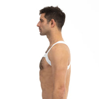 Prowler Red Sports Harness - White