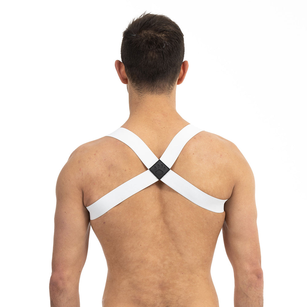 Prowler Red Sports Harness - White
