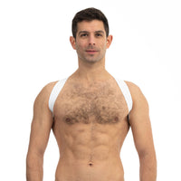 Prowler RED Sports Harness Lite - White L/XL