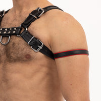 Prowler Red Bicep Band - Black/Red