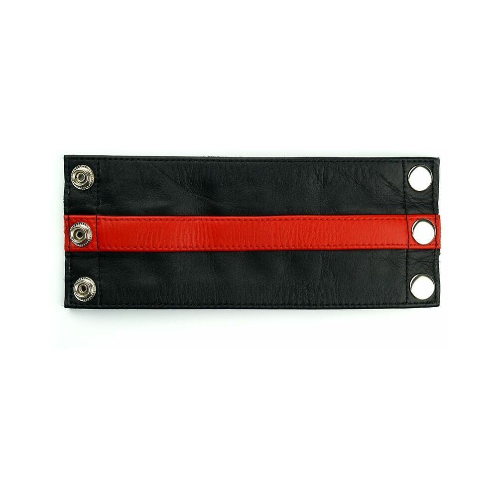 Prowler RED Leather Wrist Wallet Black/Red - Large