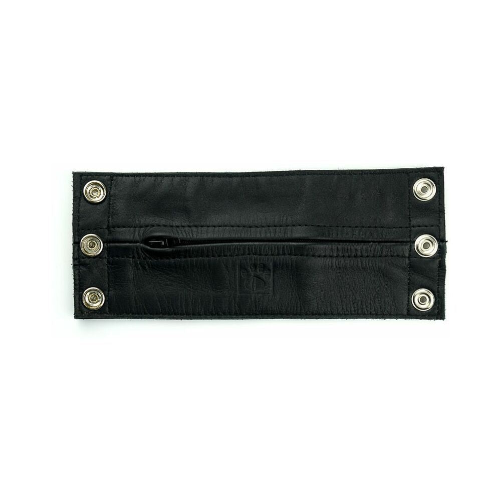 Prowler RED Leather Wrist Wallet - Black Medium