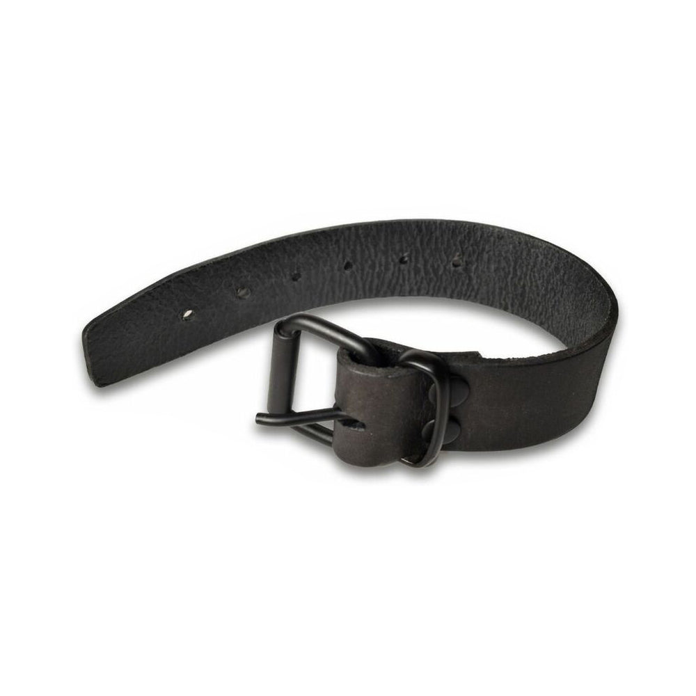 Prowler RED Leather Buckle Bicep Band - Medium