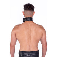 Prowler RED Leather Collar SM