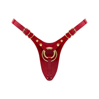 Strap-On-Me Leatherette Harness - One Size Red