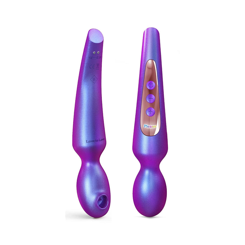 Love To Love Pleaser Wand Vibrator Iridescent Night
