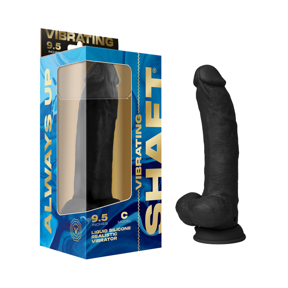 Realistic Vibrator - Shaft Vibrating Model C 9.5in Black