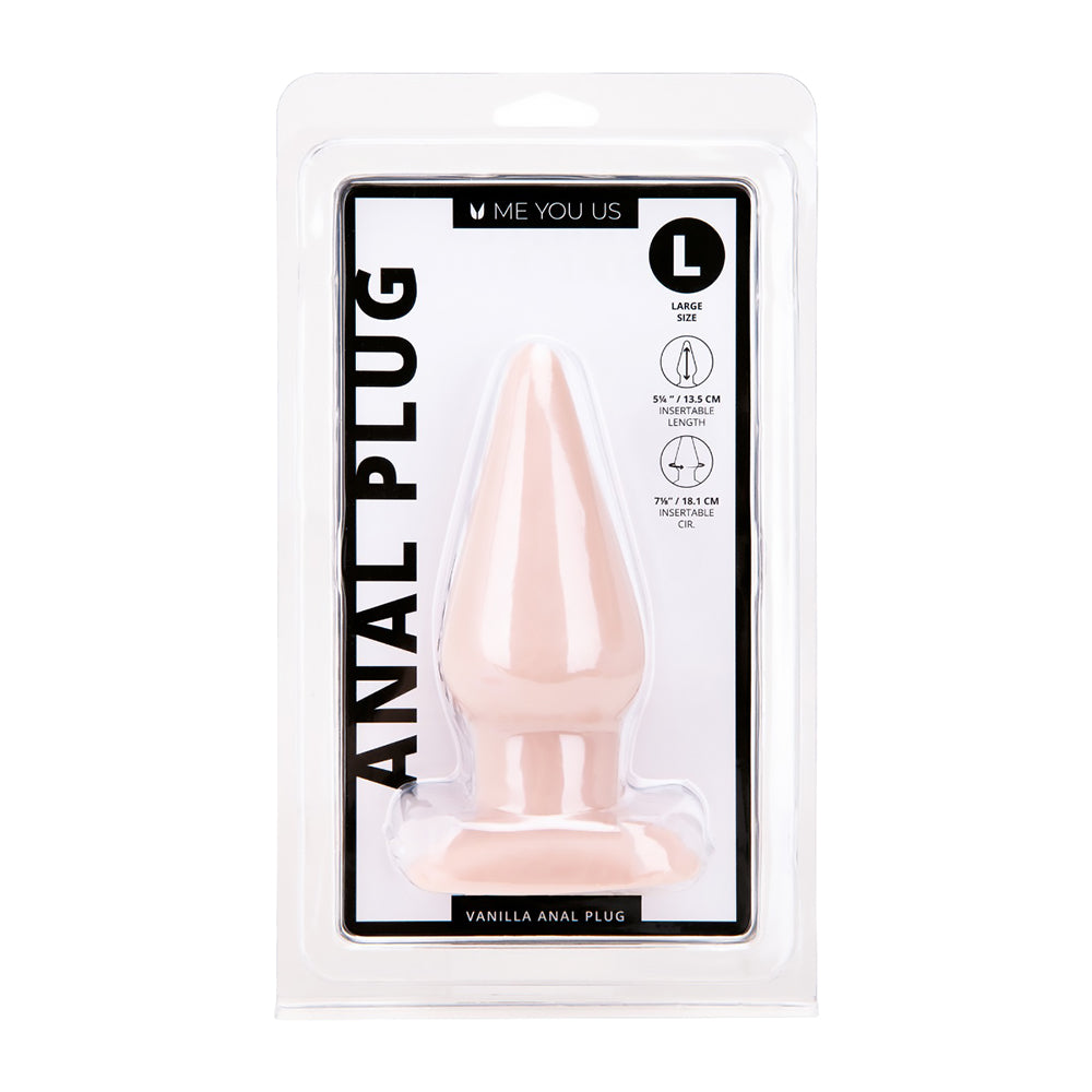 Large Anal Plug - Me You Us Vanilla