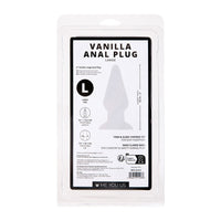 Large Anal Plug - Me You Us Vanilla