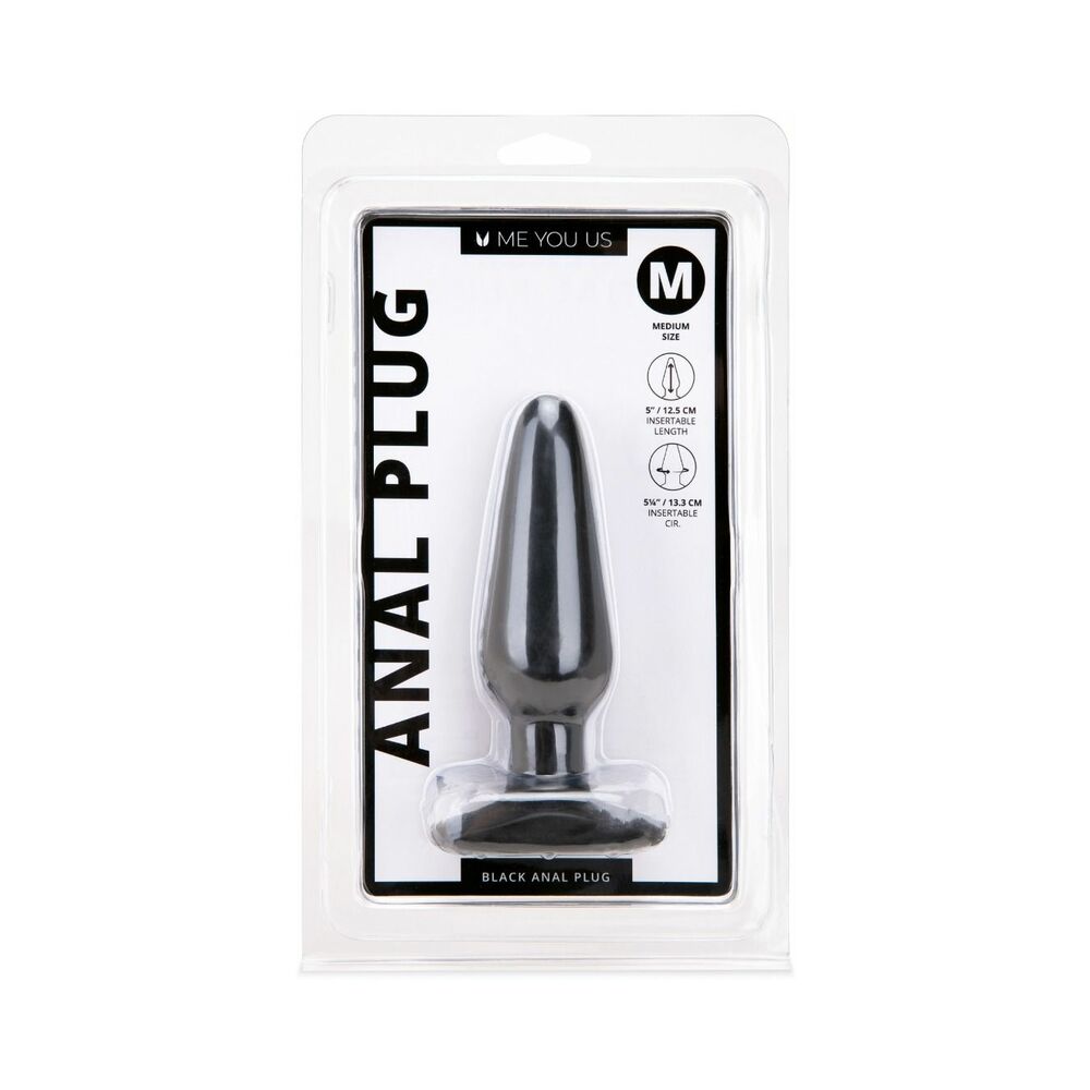 Medium Anal Plug - Me You Us Black