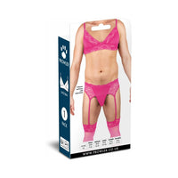 Prowler Pink Lace Bra Small