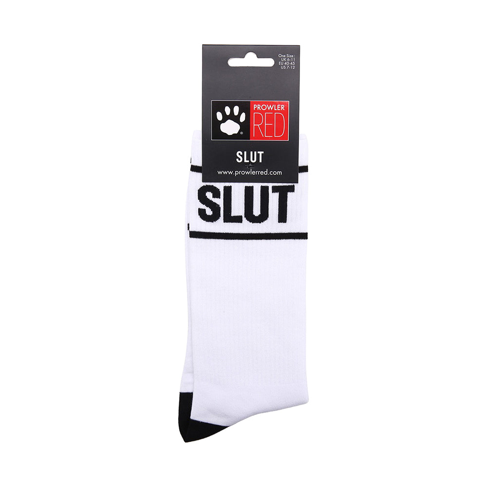 Prowler RED Slut Socks - Bold Statement