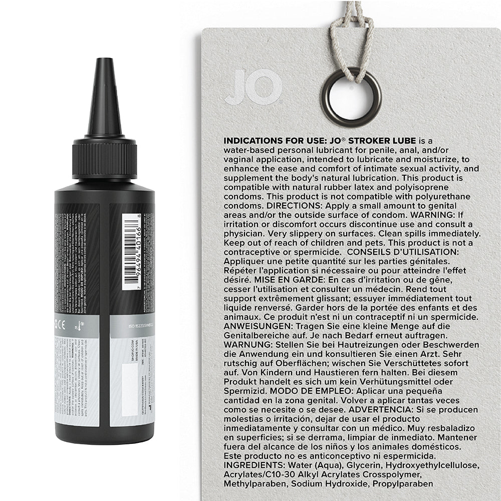 JO Stroker Water-Based Lubricant - 4oz