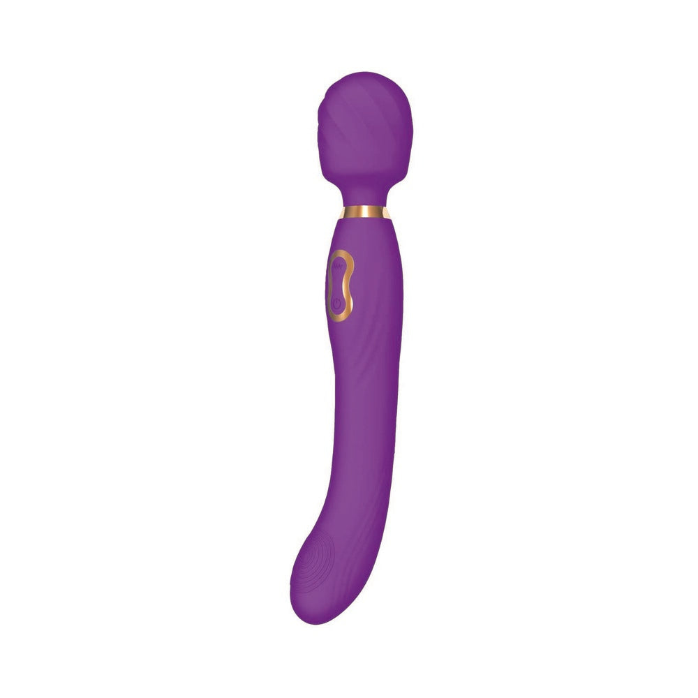The Beat Dual Pleasure Wand Vibrator - Purple