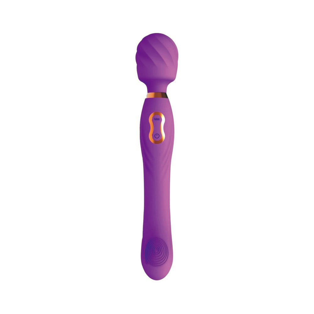 The Beat Dual Pleasure Wand Vibrator - Purple