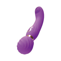 The Beat Dual Pleasure Wand Vibrator - Purple
