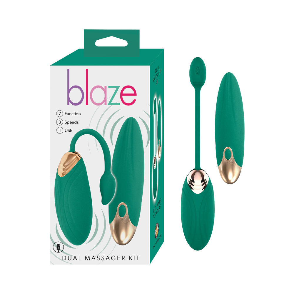 Blaze Dual Massager Kit - Green