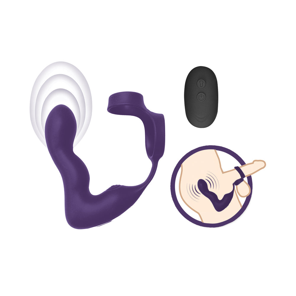The Royale Inflatable P-Spot Vibe - Purple