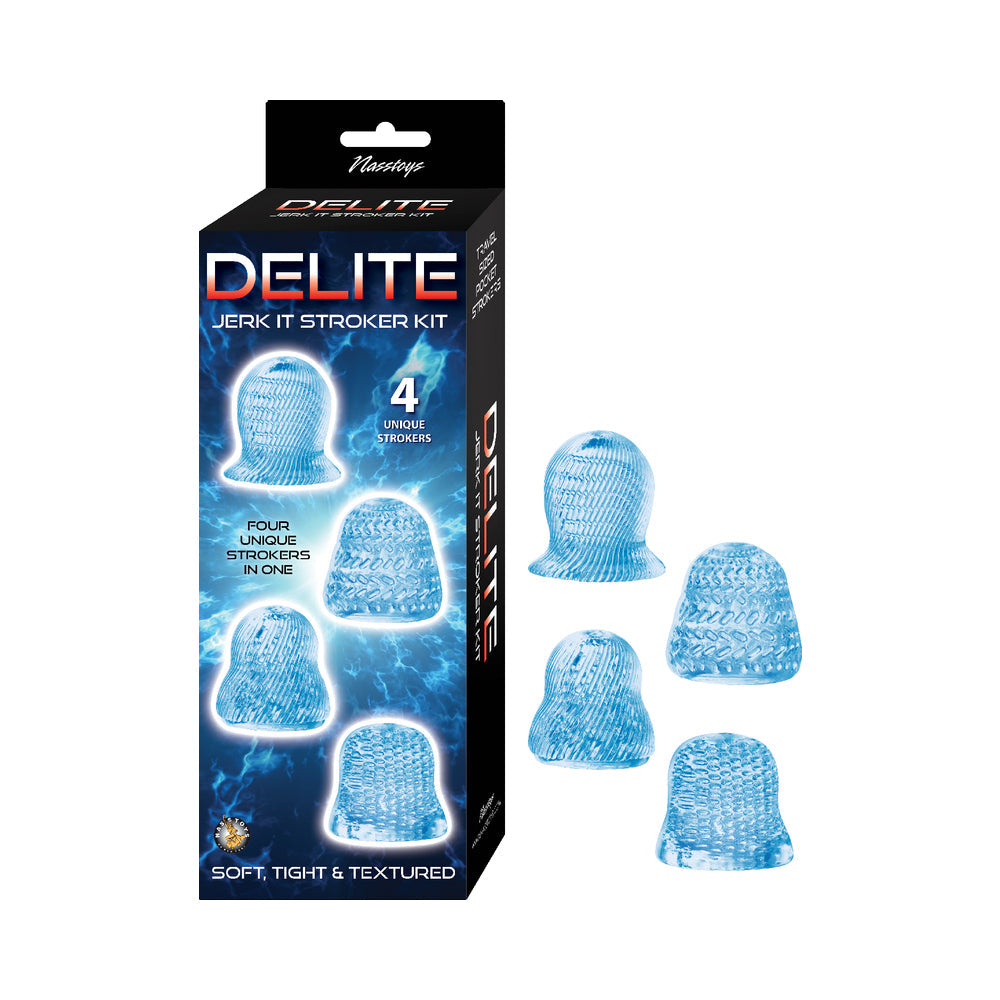 Delite Jerk It Stroker Kit - Blue